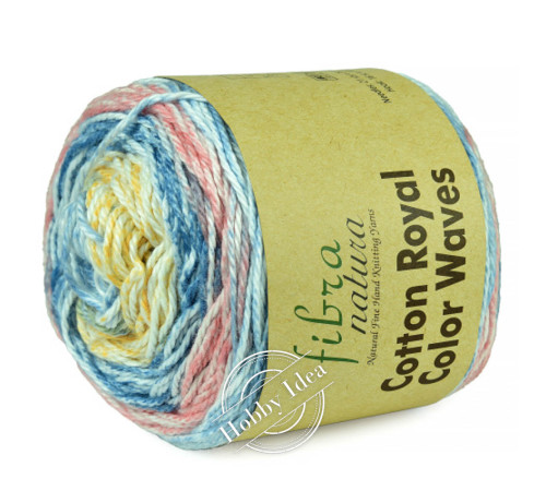 Fibra Natura Cotton Royal Color Waves 2213 Пастель