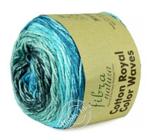 Fibra Natura Cotton Royal Color Waves 2214 Лазурь