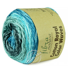 Fibra Natura Cotton Royal Color Waves 2214 Лазурь