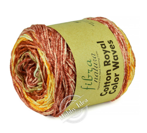 Fibra Natura Cotton Royal Color Waves 2215 Красный