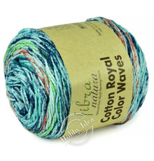 Fibra Natura Cotton Royal Color Waves 2216 Синь