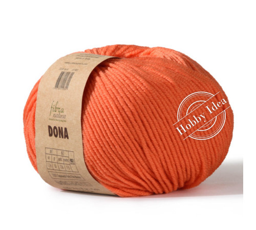Fibra Natura Dona 10604 Оранжевый