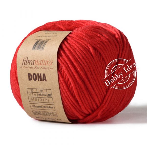 Fibra Natura Dona 10607 Алый из категории Fibra Natura Dona