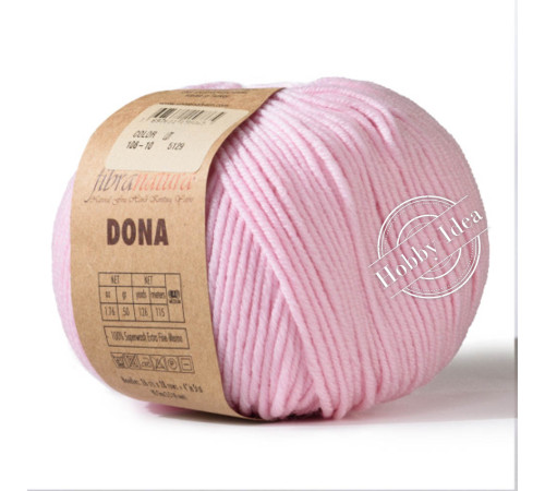 Fibra Natura Dona 10610 Бледно-розовый