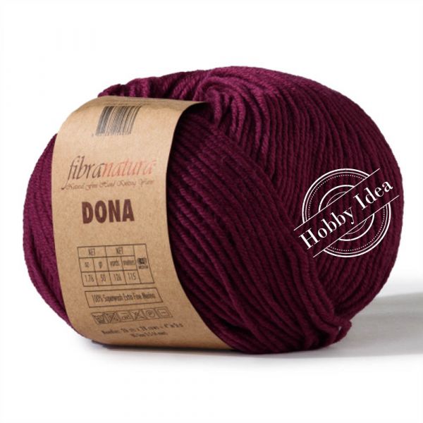 Fibra Natura Dona 10616 Бордовый из категории Fibra Natura Dona