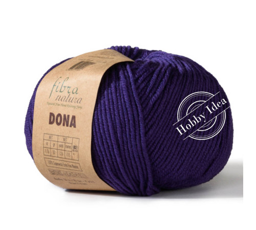 Fibra Natura Dona 10618 Тёмно-фиолетовый