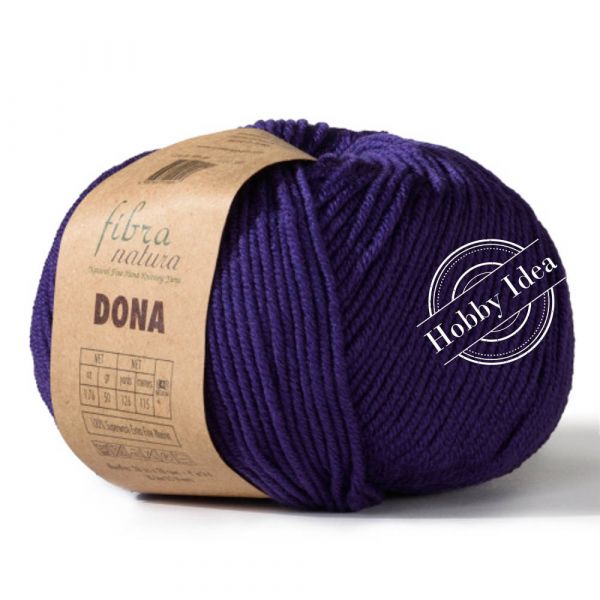 Fibra Natura Dona 10618 Тёмно-фиолетовый из категории Fibra Natura Dona