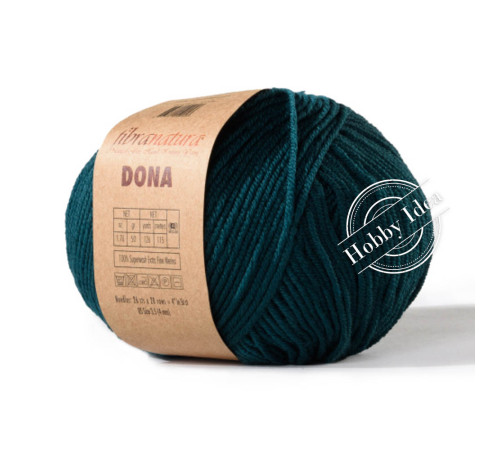 Fibra Natura Dona 10628 Тёмно-зелёный