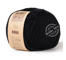 Fibra Natura Dona 10631 Чёрный