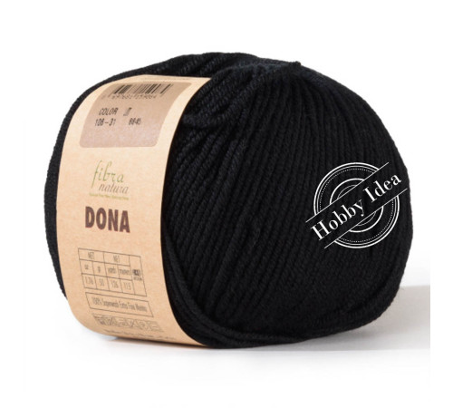 Fibra Natura Dona 10631 Чёрный