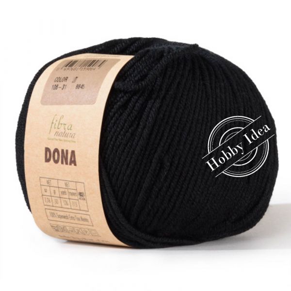 Fibra Natura Dona 10631 Чёрный из категории Fibra Natura Dona