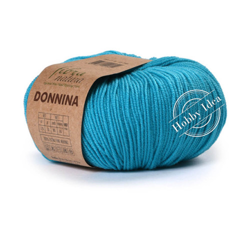 Fibra Natura Donnina 2139 Бирюзовый