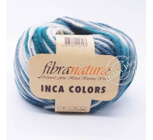 Fibra Natura Inca Colors 44039 Бело-сине-голубой