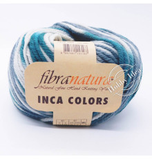 Fibra Natura Inca Colors 44039 Бело-сине-голубой