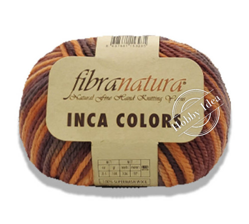 Fibra Natura Inca Colors 44040 Оранжево-Терракотовый