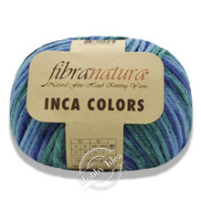 Fibra Natura Inca Colors 44036 Сине-зелёный