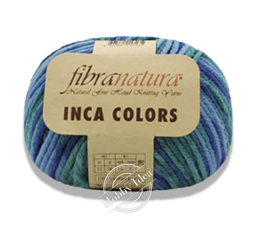 Fibra Natura Inca Colors 44036 Сине-зелёный