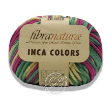 Fibra Natura Inca Colors 44041 Зелёно-жёлто-пурпурный