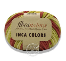 Fibra Natura Inca Colors 44045 Горчично-бурый