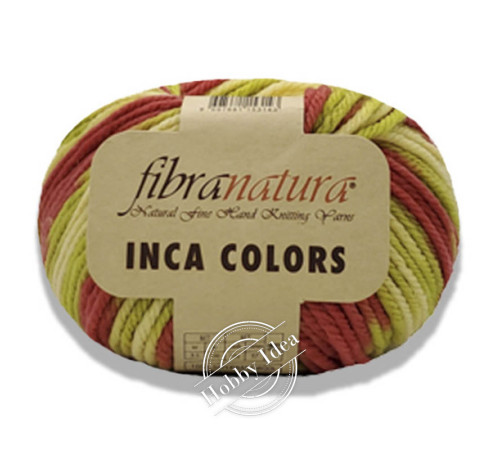 Fibra Natura Inca Colors 44045 Горчично-бурый