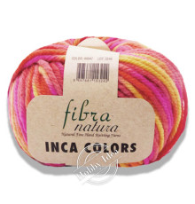 Fibra Natura Inca Colors 44047 Желто-розово-алый