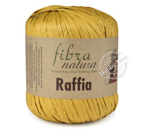 Fibra Natura Raffia 11631 Горчичный