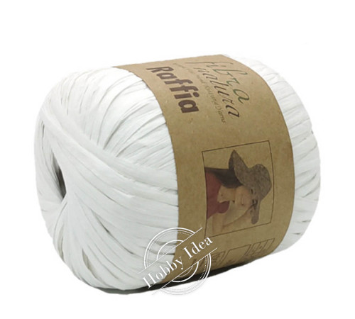 Fibra Natura Raffia 11601 Белый