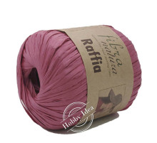 Fibra Natura Raffia 11606 Тёмно-розовый