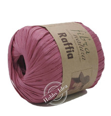 Fibra Natura Raffia 11606 Тёмно-розовый