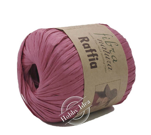 Fibra Natura Raffia 11606 Тёмно-розовый