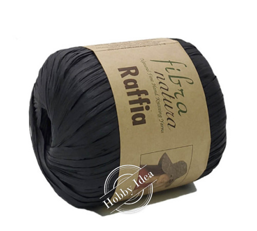 Fibra Natura Raffia 11612 Чёрный