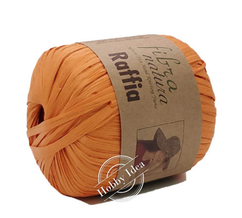 Fibra Natura Raffia 11619 Оранжевый