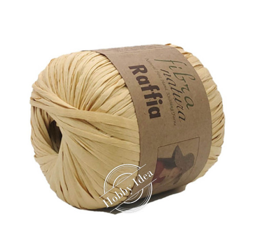 Fibra Natura Raffia 11621 Бледно-горчичный