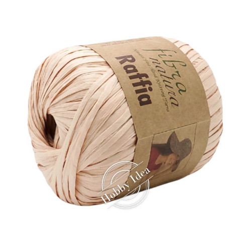 Fibra Natura Raffia 11623 Блеклая пудра