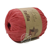 Fibra Natura Raffia 11626 Пастельный красный