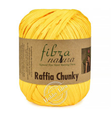 Fibra Natura Raffia Chunky 11424 Ярко-жёлтый