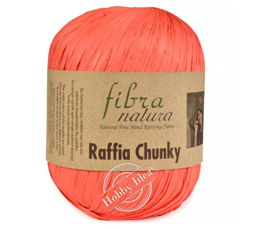 Fibra Natura Raffia Chunky 11428 Коралл