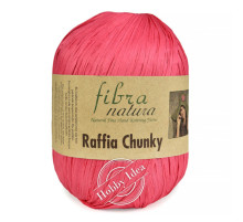 Fibra Natura Raffia Chunky 11430 Насыщенно розовый