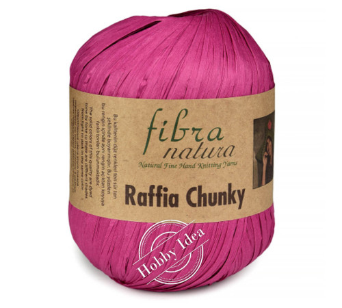Fibra Natura Raffia Chunky 11433 Фуксия
