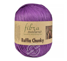 Fibra Natura Raffia Chunky 11434 Фиолетовый