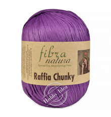 Fibra Natura Raffia Chunky 11434 Фиолетовый