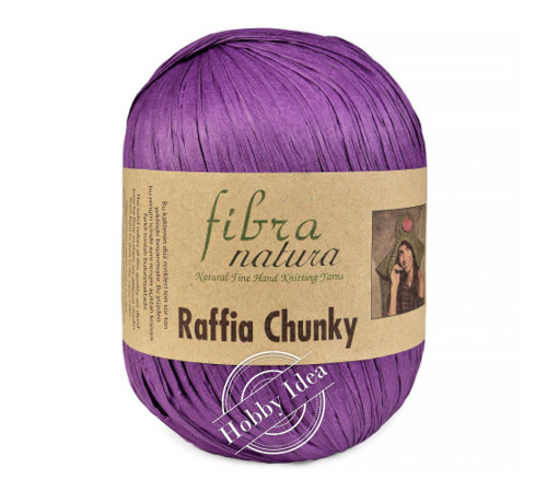 Fibra Natura Raffia Chunky 11434 Фиолетовый