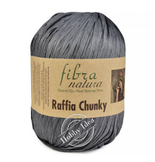 Fibra Natura Raffia Chunky 11442 Тёмно-серый