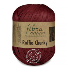 Fibra Natura Raffia Chunky 11444 Бордовый