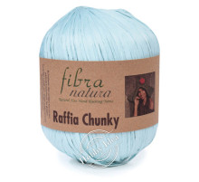 Fibra Natura Raffia Chunky 11409 Светло-голубой