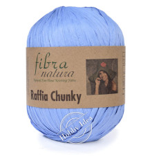 Fibra Natura Raffia Chunky 11411 Тёмно-голубой
