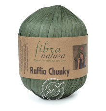 Fibra Natura Raffia Chunky 11414 Зелёный