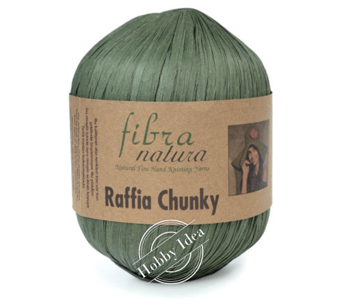 Fibra Natura Raffia Chunky 11414 Зелёный