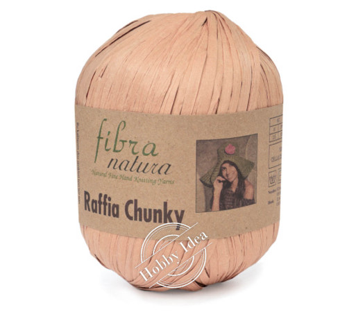 Fibra Natura Raffia Chunky 11418 Персиковый