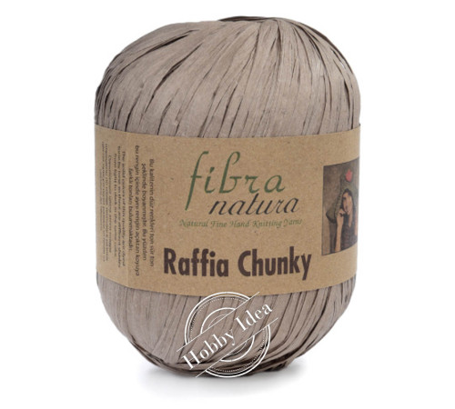 Fibra Natura Raffia Chunky 11420 Серый